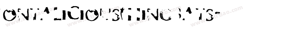 Fontalicious Thingbats字体转换